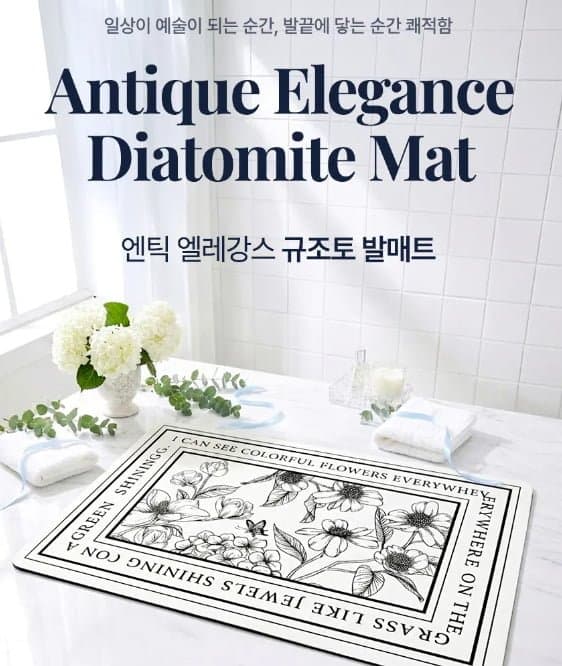 규조토 발매트 2개