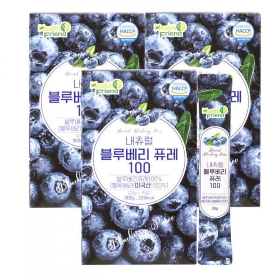 내츄럴 블루베리퓨레 100 45포