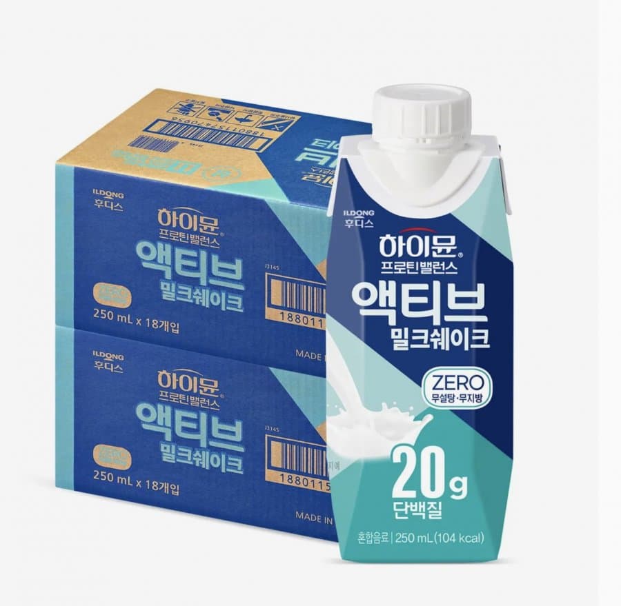 하이뮨 프로틴 밸런스 액티브 밀크쉐이크 제로 36개