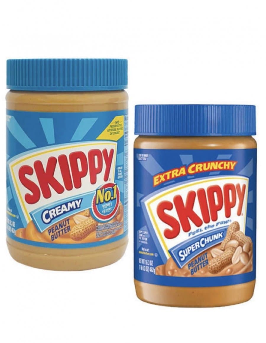 Skippy Peanut Butter Creamy + Chunky