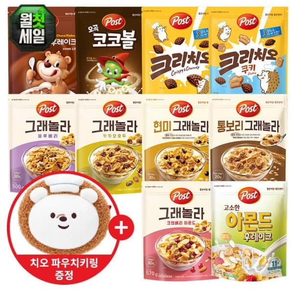 포스트 아몬드후레이크 620g 3개 골라담기