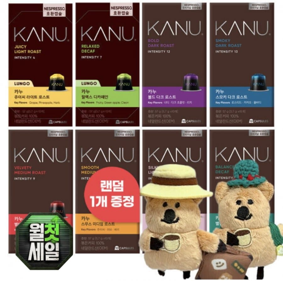 카누 캡슐커피 60캡슐