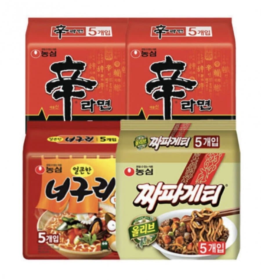 신라면+너구리+짜파게티 20봉