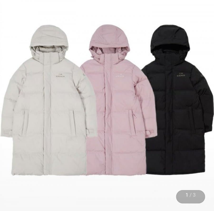 아이더 키즈 롱 다운자켓