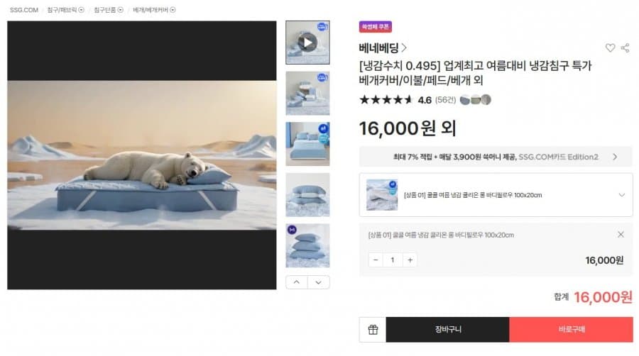 베네베딩 쿨리온 바디필로우