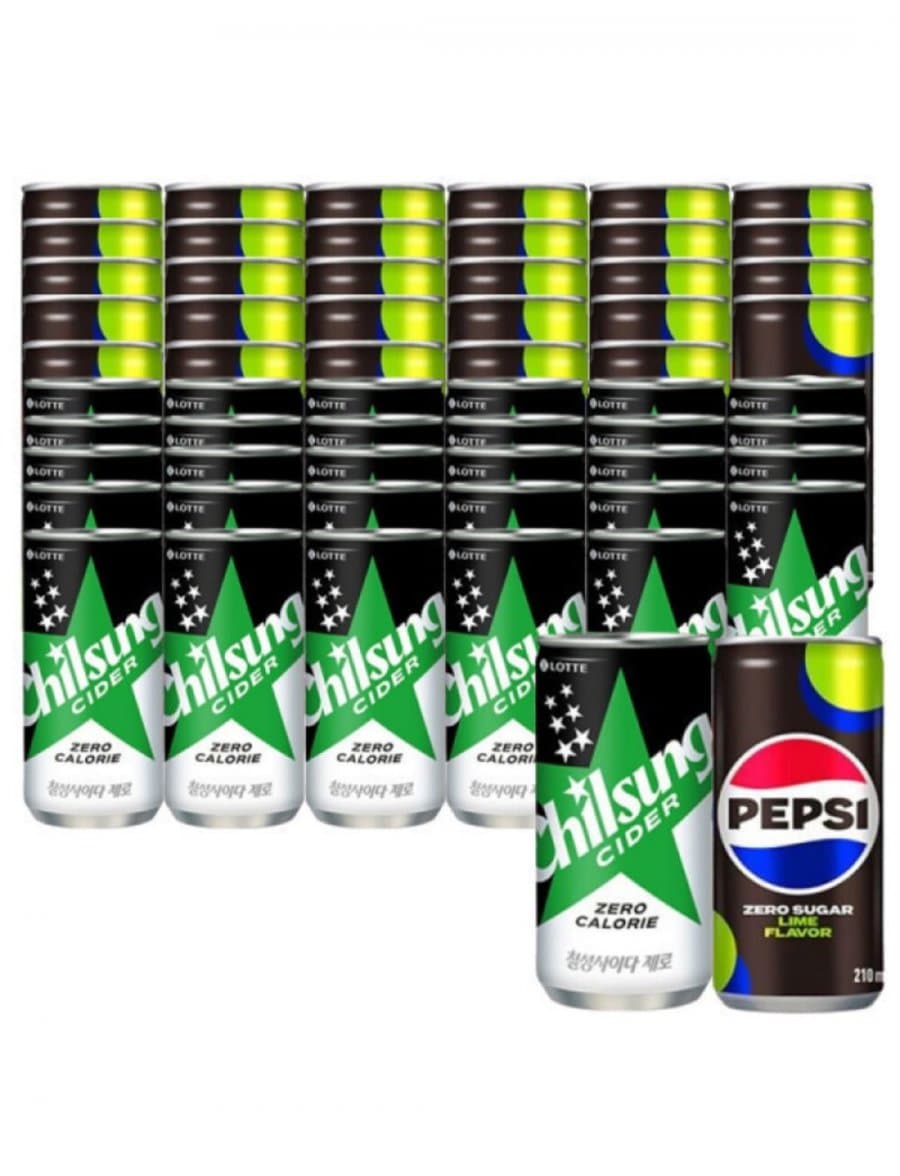 펩시제로 210ml 60캔
