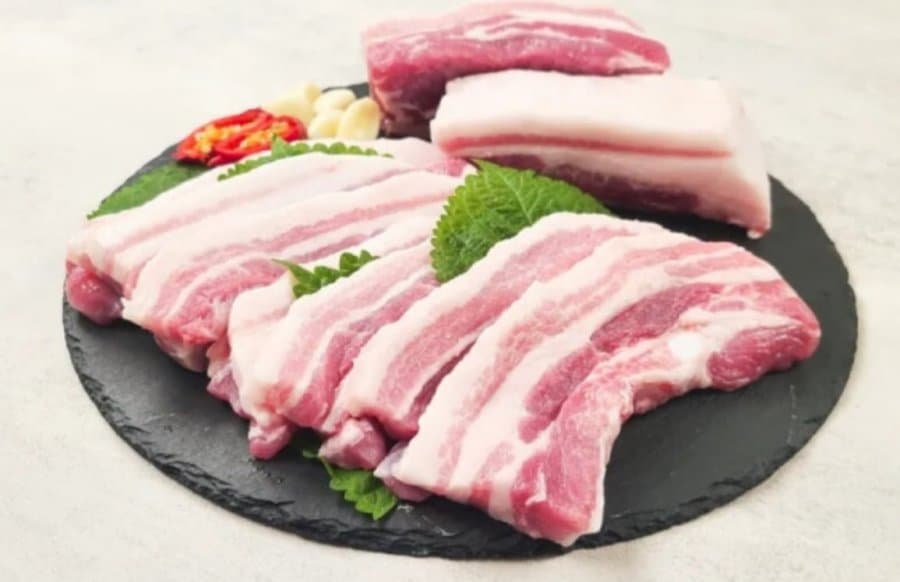 한돈 생삼겹살 1kg