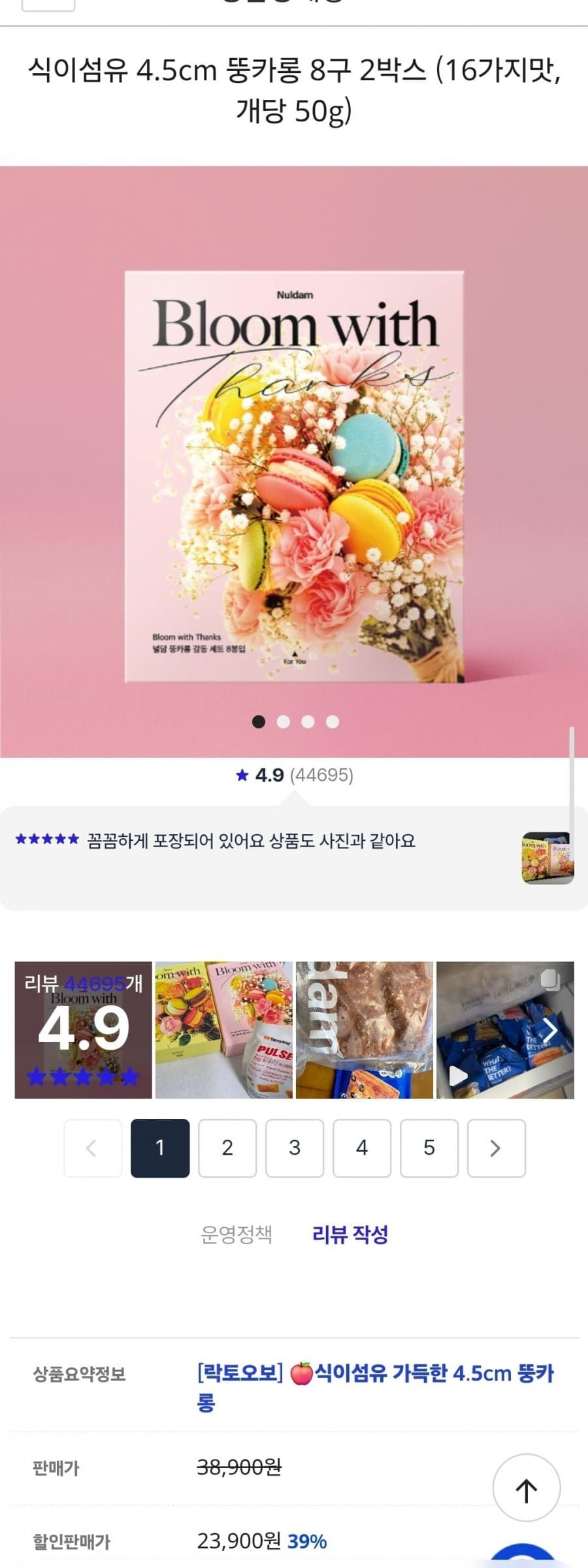 널담 뚱카롱 8구 2박스