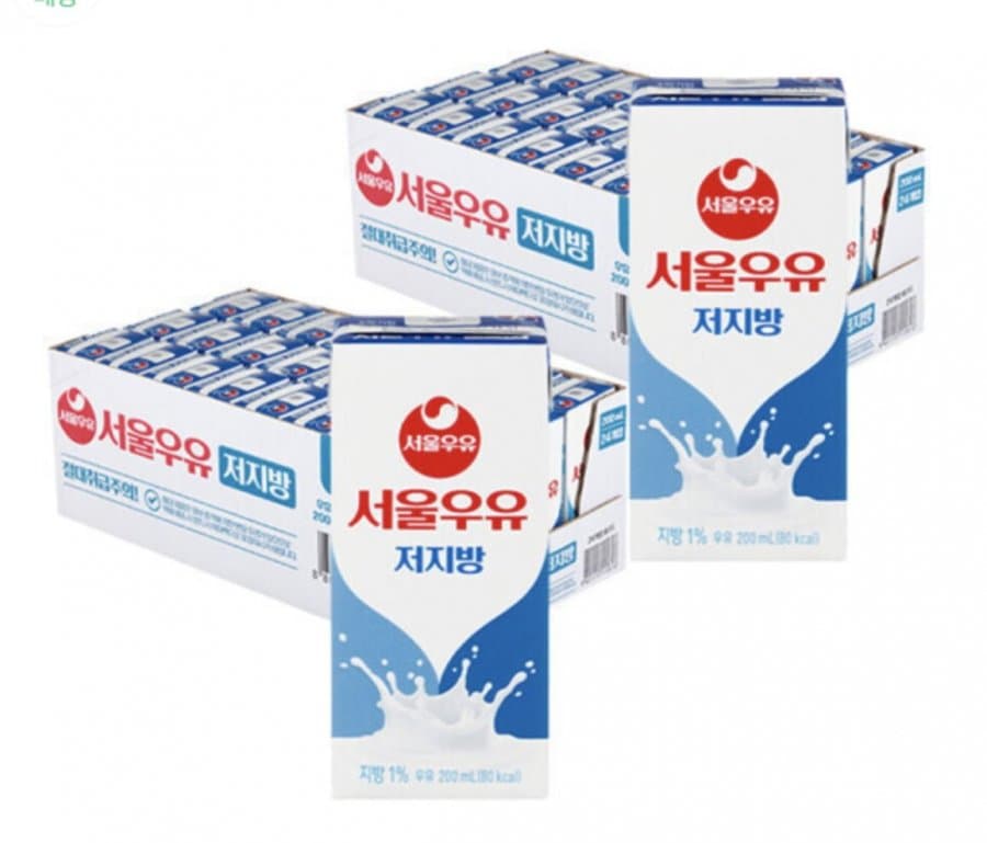 서울우유 저지방 멸균우유 48개입