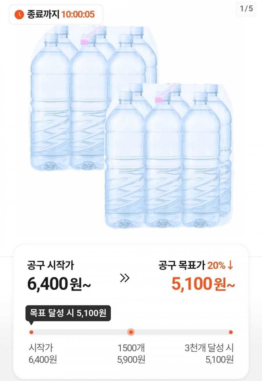 에브리워터 생수 2L 12병