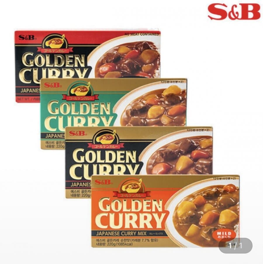 SB 골든카레 220g 3개입
