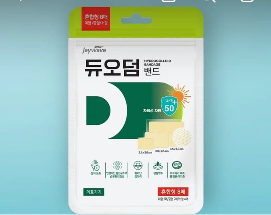 듀오덤 밴드 혼합형 8매