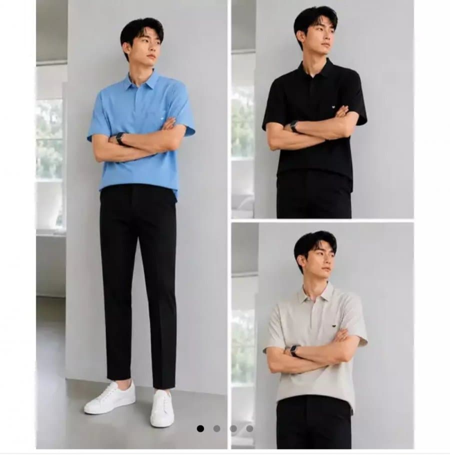아이더 모션프리 우븐 폴로
