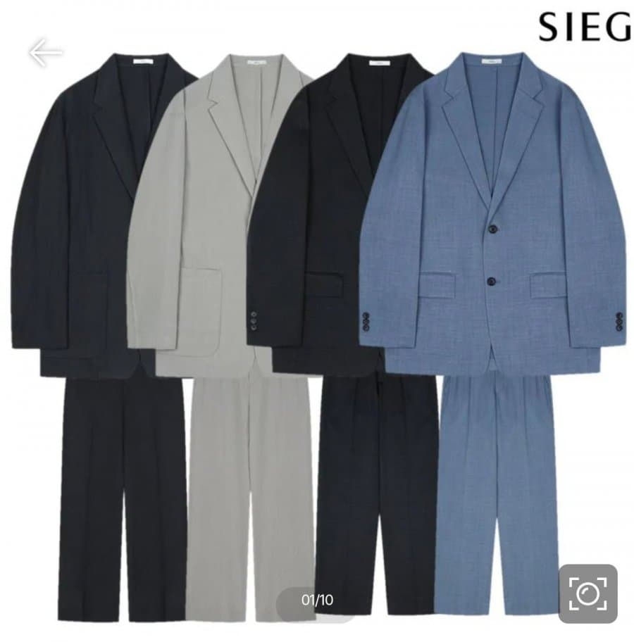 지이크 오버핏 남성 셋업