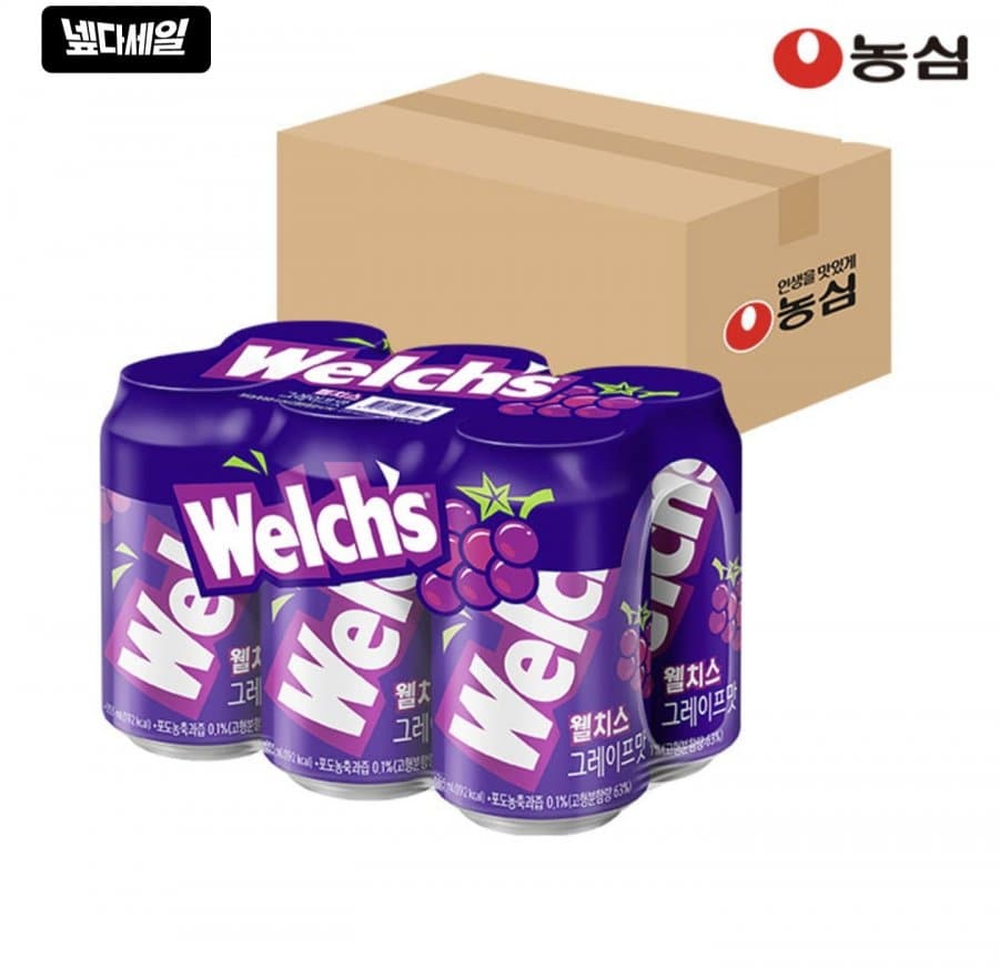 웰치스 소다 그레이프 24개