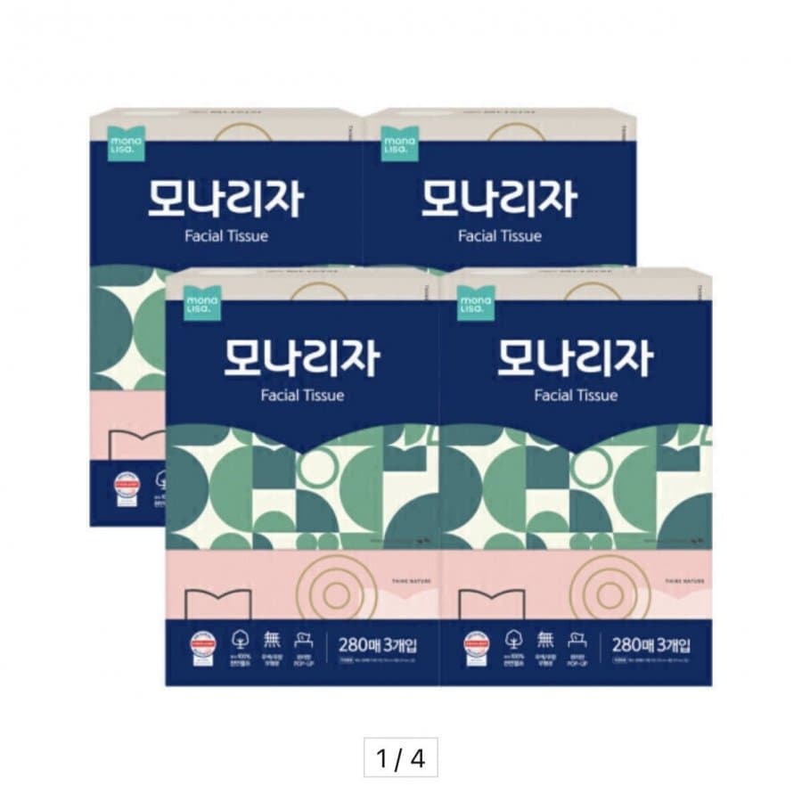 모나리자 미용티슈 12개