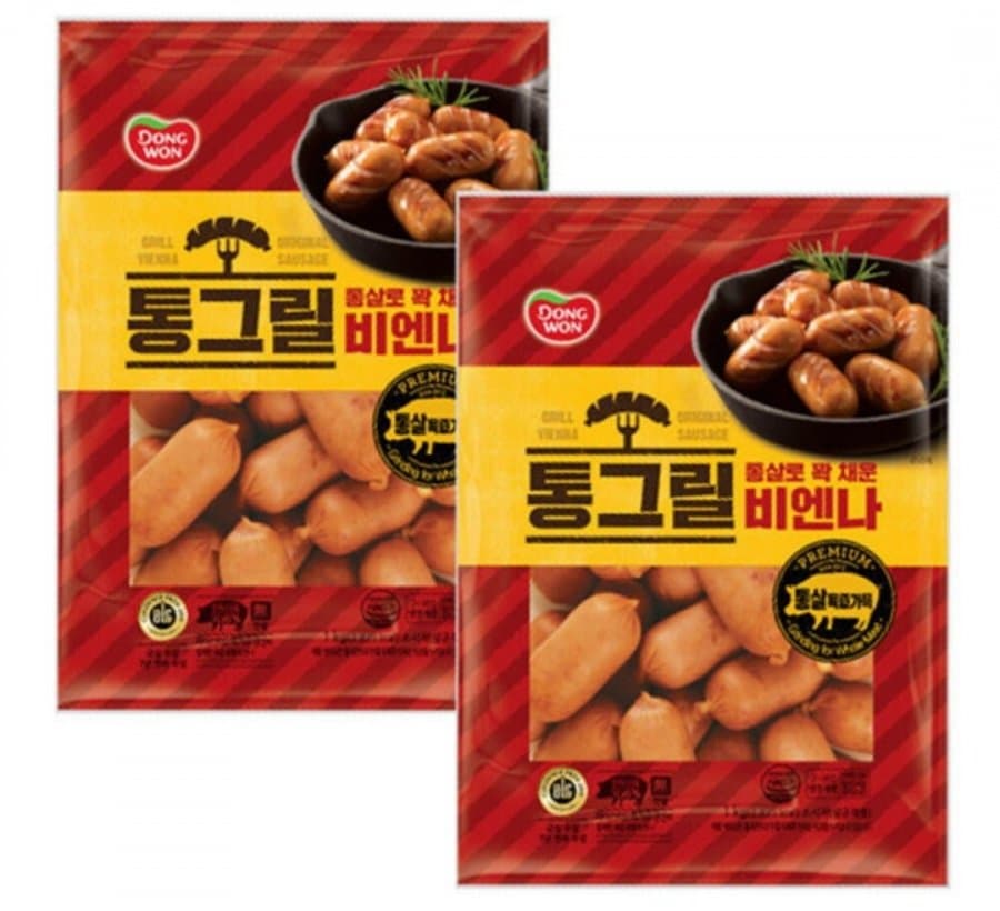 동원 통그릴비엔나 1kg×2