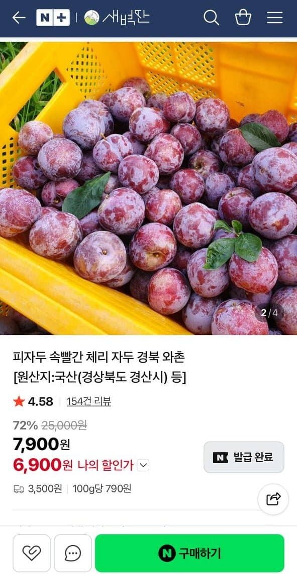 와촌자두 1kg