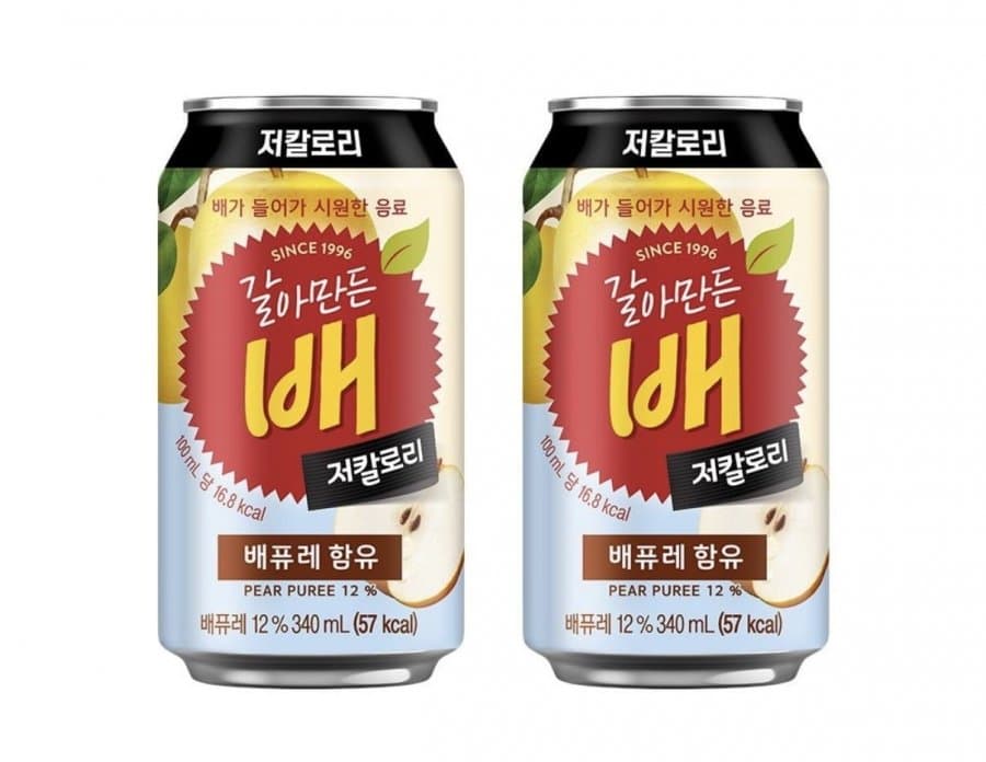 롯데칠성 갈아만든 배 340ml 24캔