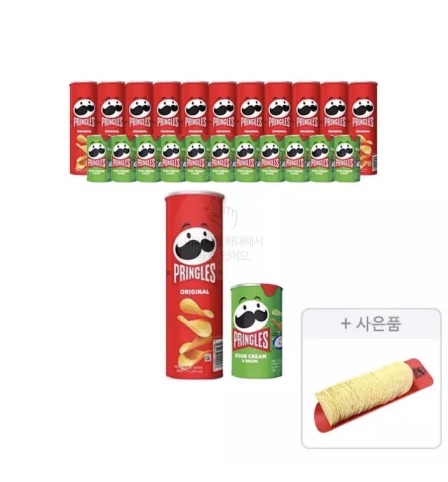 프링글스 110g 12개 + 양파맛 53g 12개