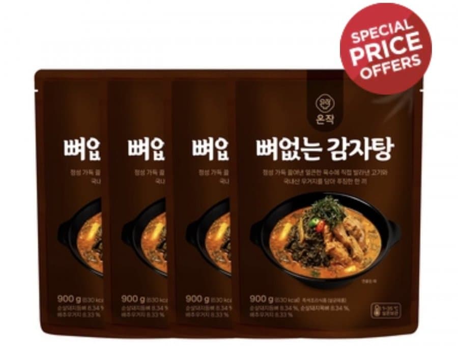온작 뼈없는 감자탕 900g