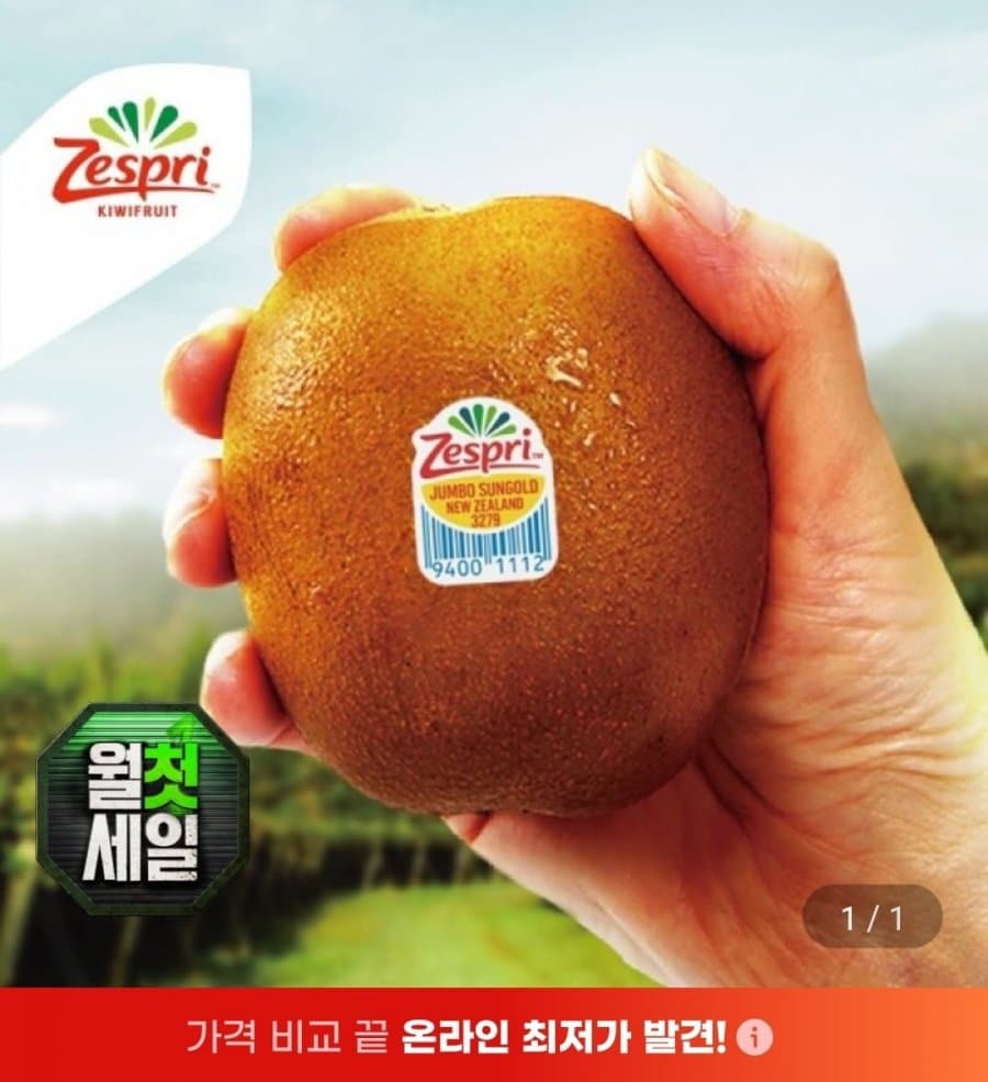 제스프리 골드키위 점보 3.2kg