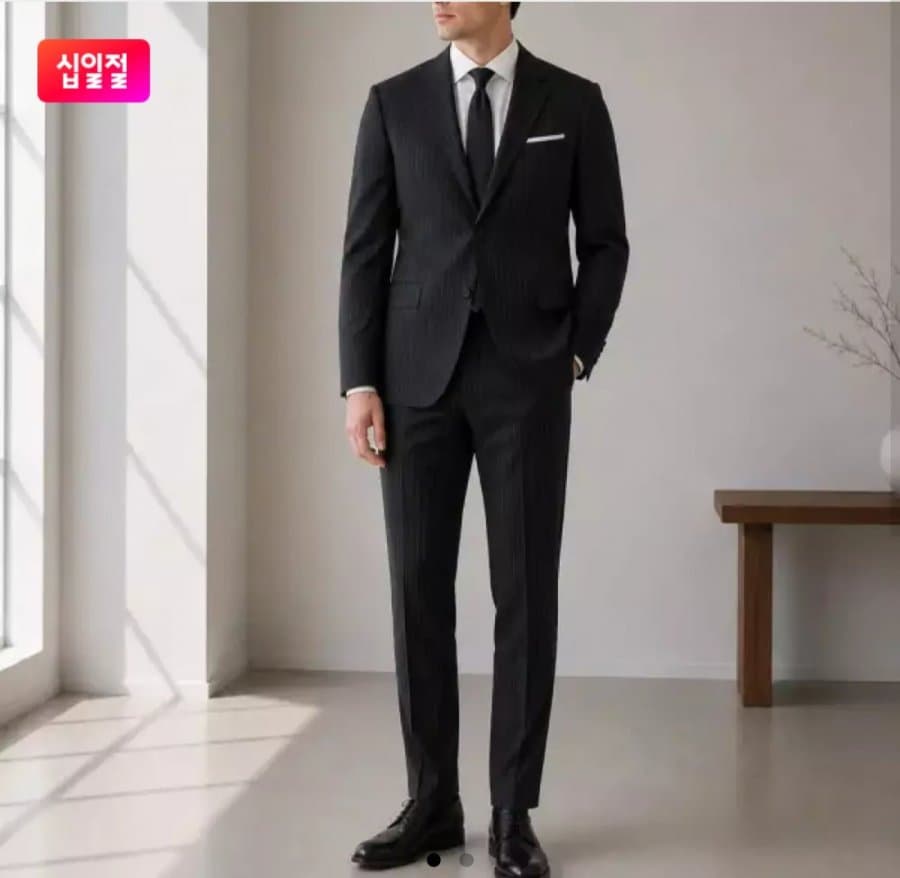 맨잇슈트 블랙 울100 3계절정장