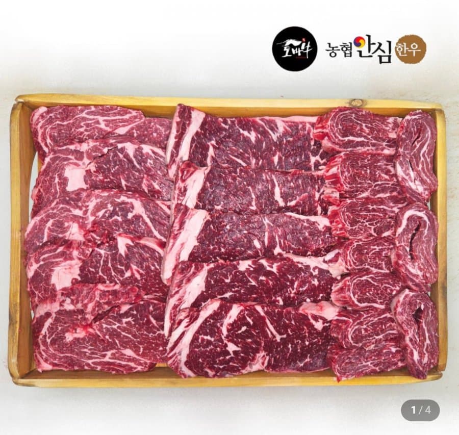 농협안심한우 1등급 600g