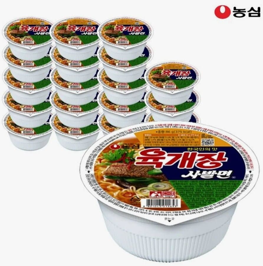 농심 육개장사발면 24개