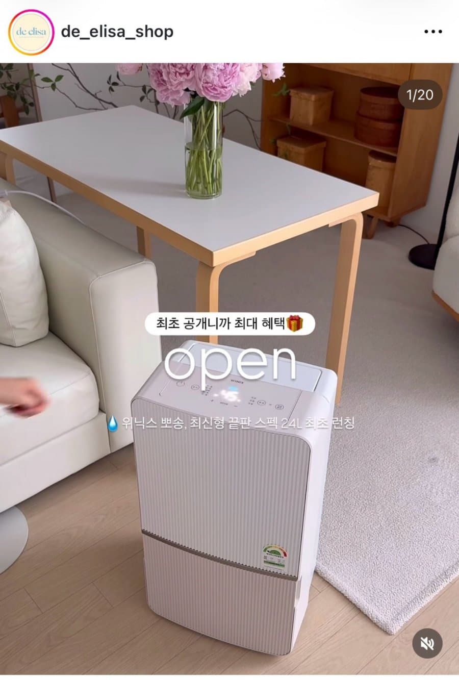 위닉스 뽀송 24L 인버터