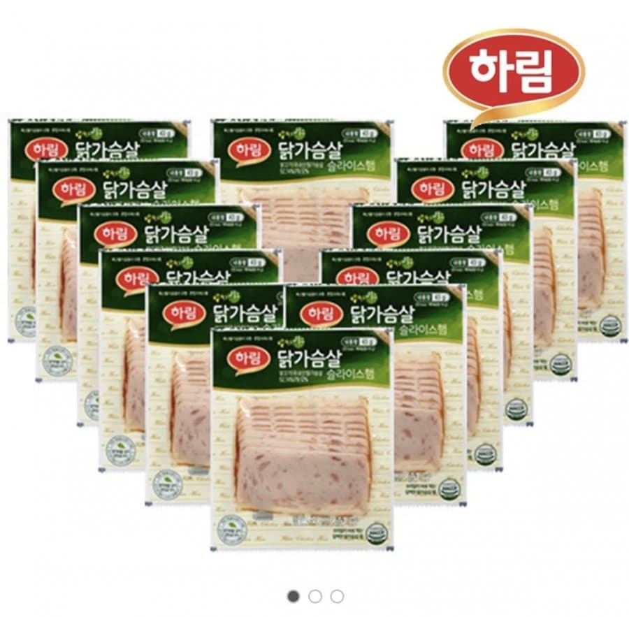 하림 닭가슴살 햄 12봉