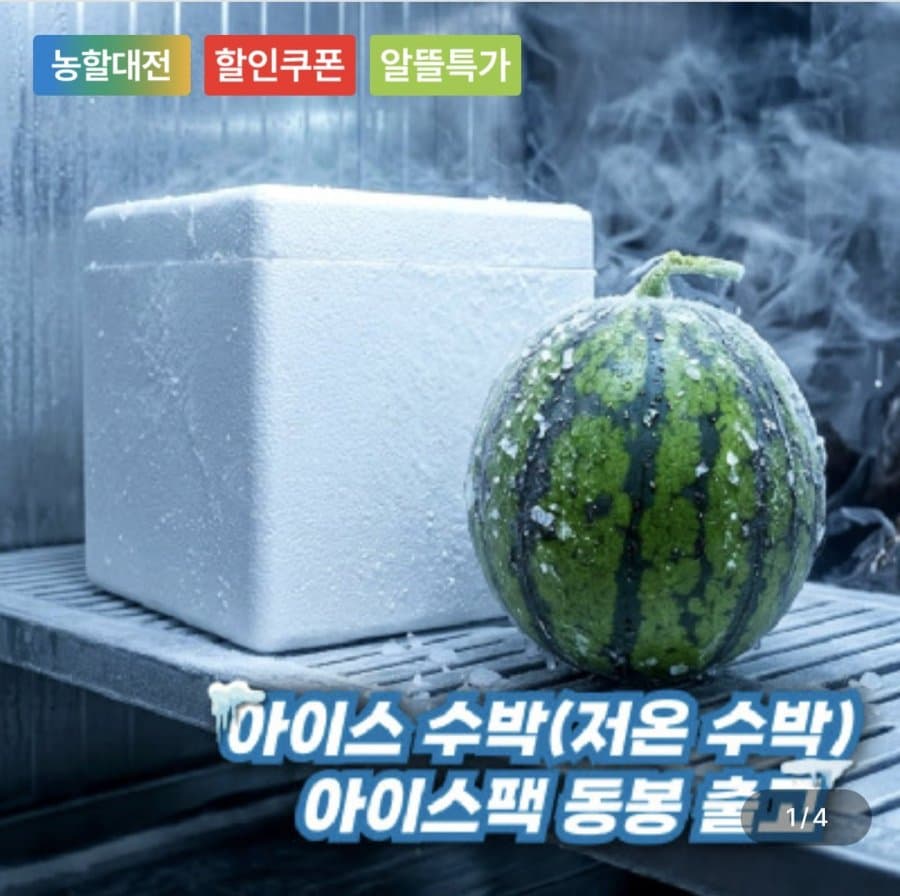 씨적은 아이스 수박 7kg