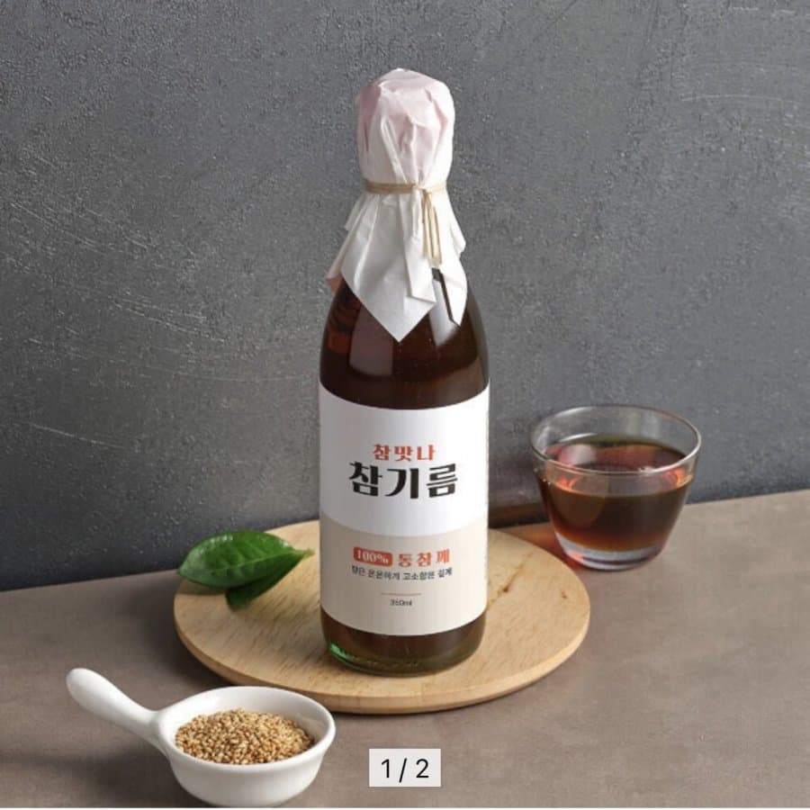 참맛나 참기름 350ml 2병