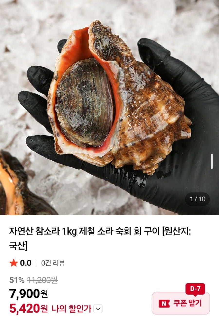 참소라 1kg