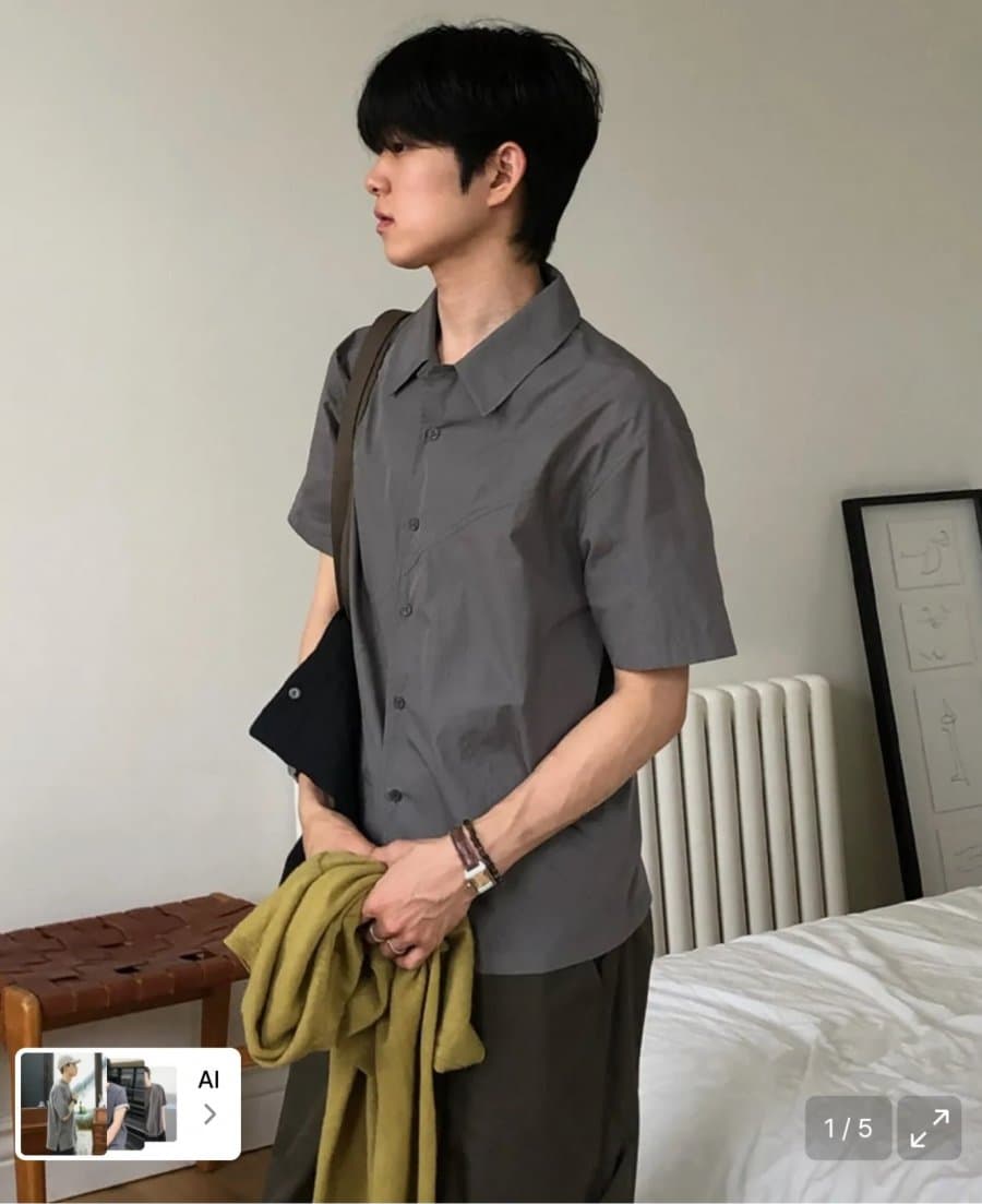 무신사 임서진x미세키서울맨 셔츠