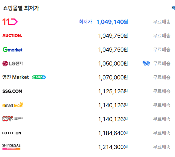 LG 트롬 24kg 드럼세탁기