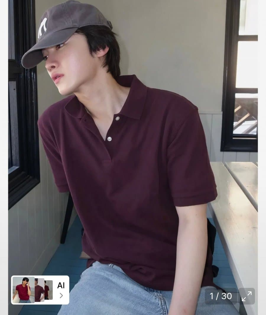 지오다노 피케폴로 반팔 카라티