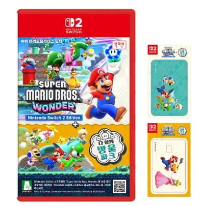 Switch 마리오브라더스 원더+방울파크