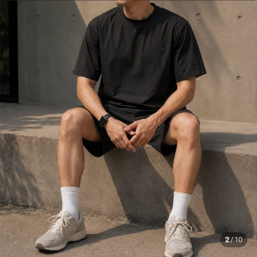 투데이즈 아웃도어 스트링 반팔티