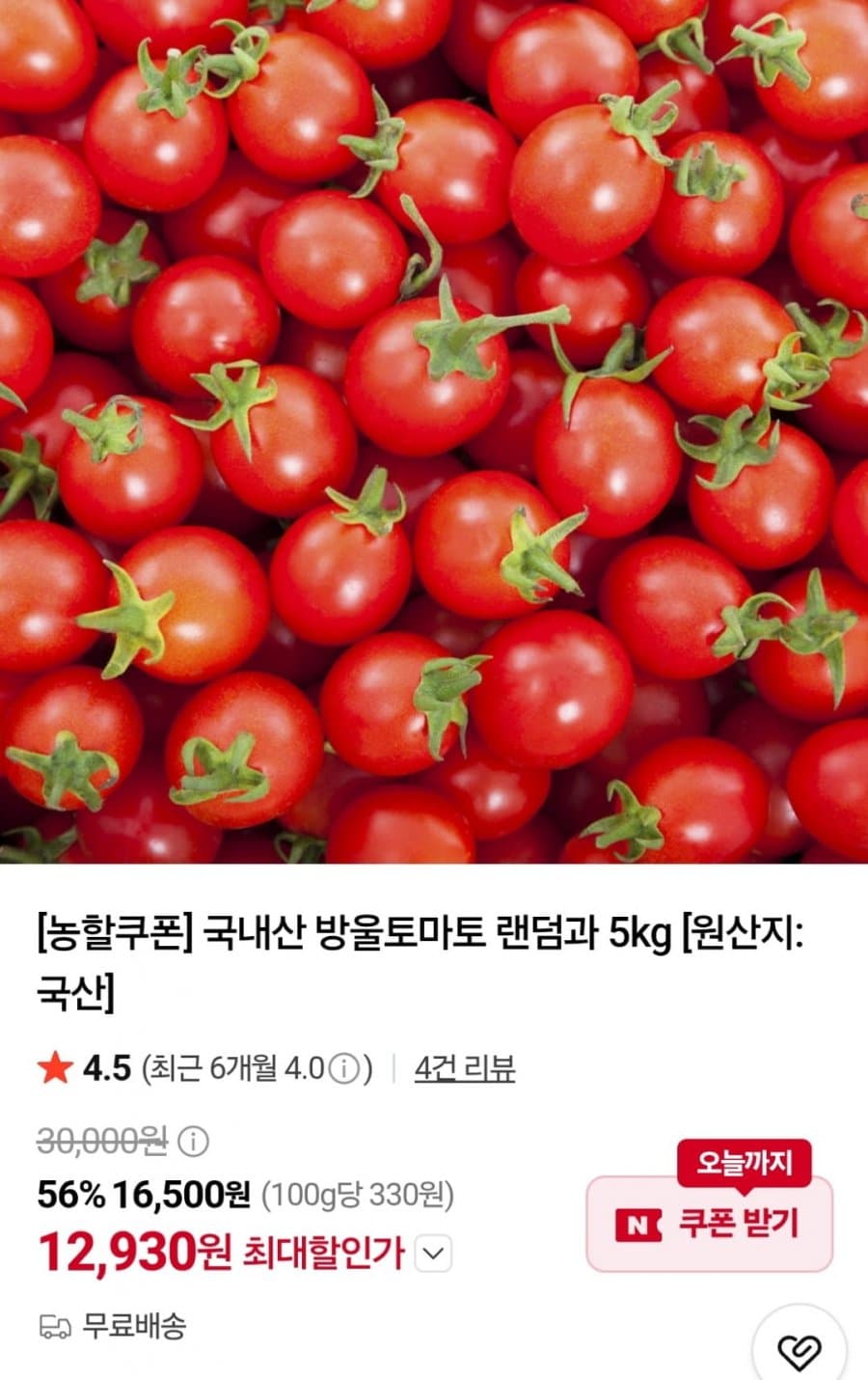 방울토마토 5kg