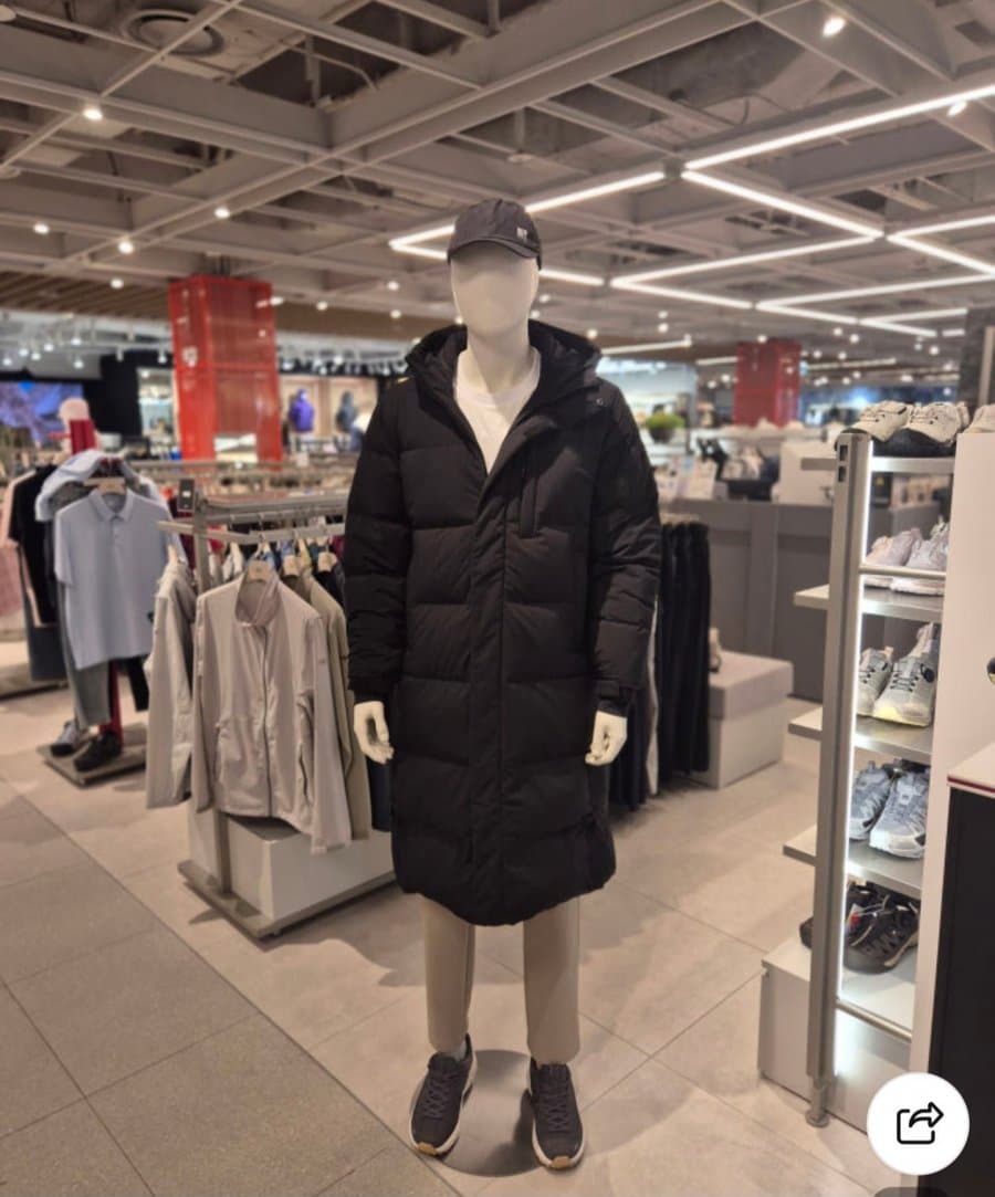 K2 남여공용 덕다운 벤치파카 점퍼