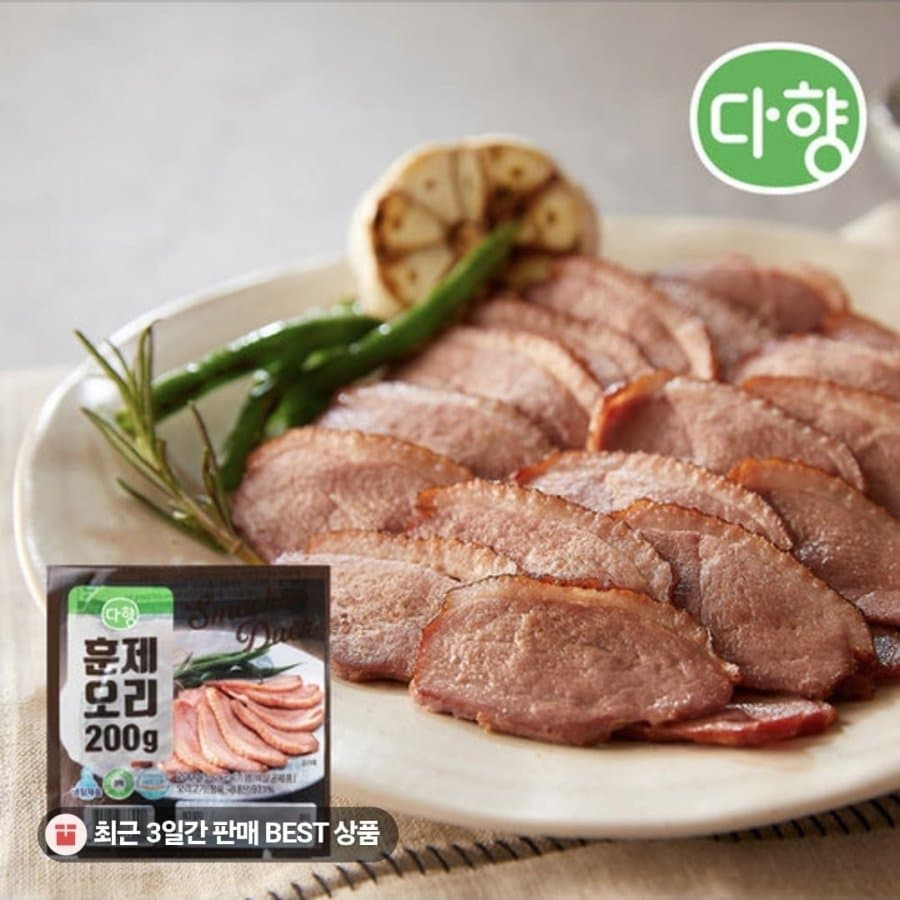 다향 훈제오리 200g 6팩