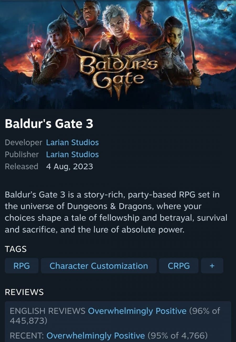 Baldur's Gate 3