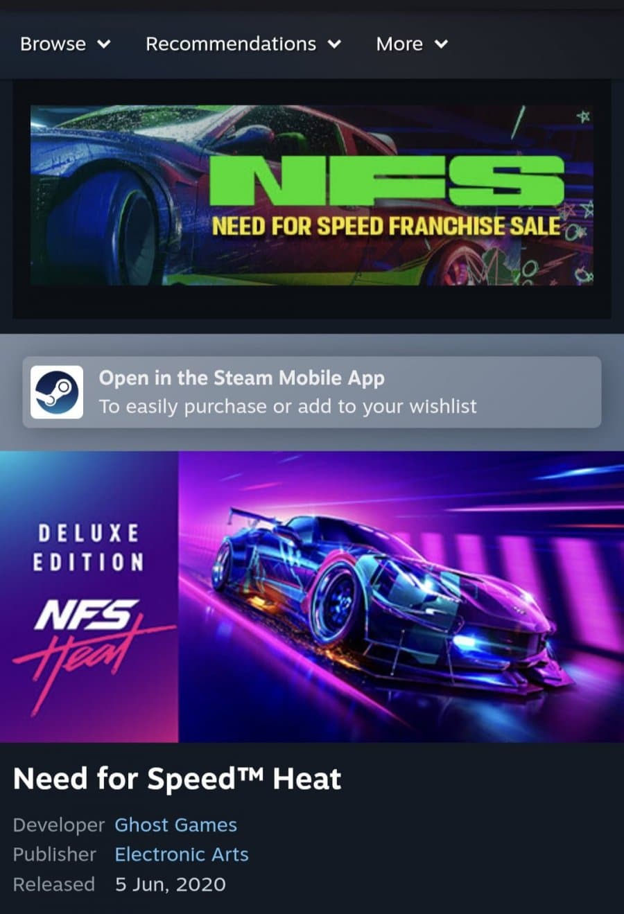 Need for Speed Heat 디럭스
