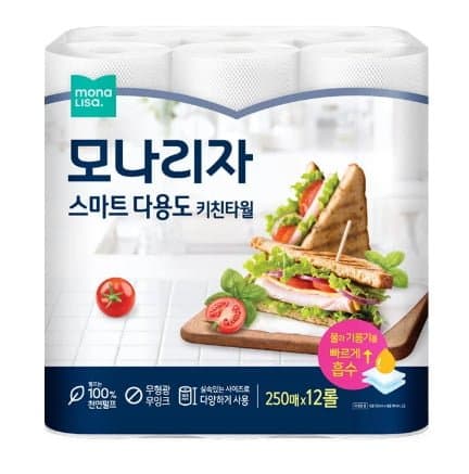Mona Lisa Kitchen Towel 250 sheets x 12 rolls