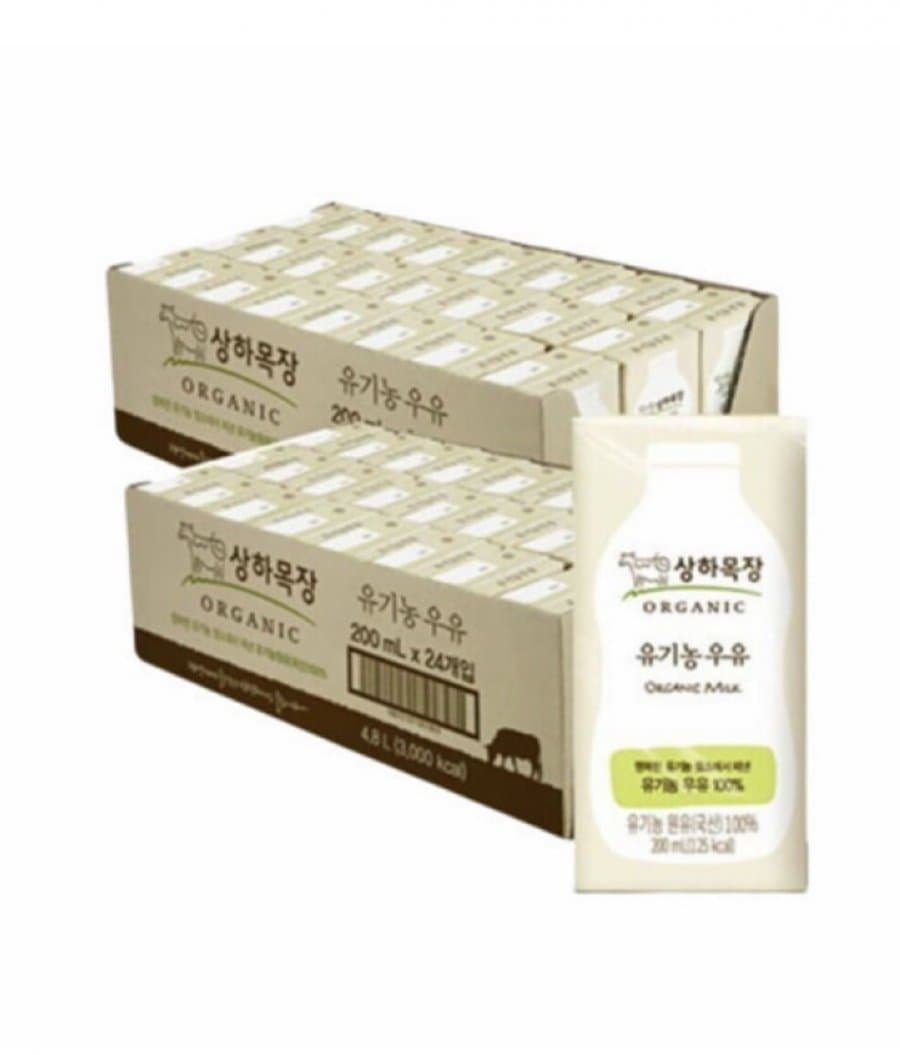 상하목장 유기농 멸균우유 48팩