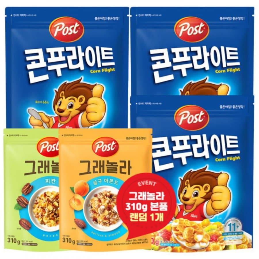 포스트 콘푸라이트 600g 3개