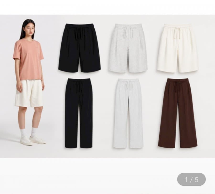 폴햄 반바지/긴바지