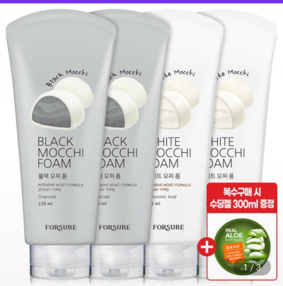 모찌 폼클렌징 220ml 4개