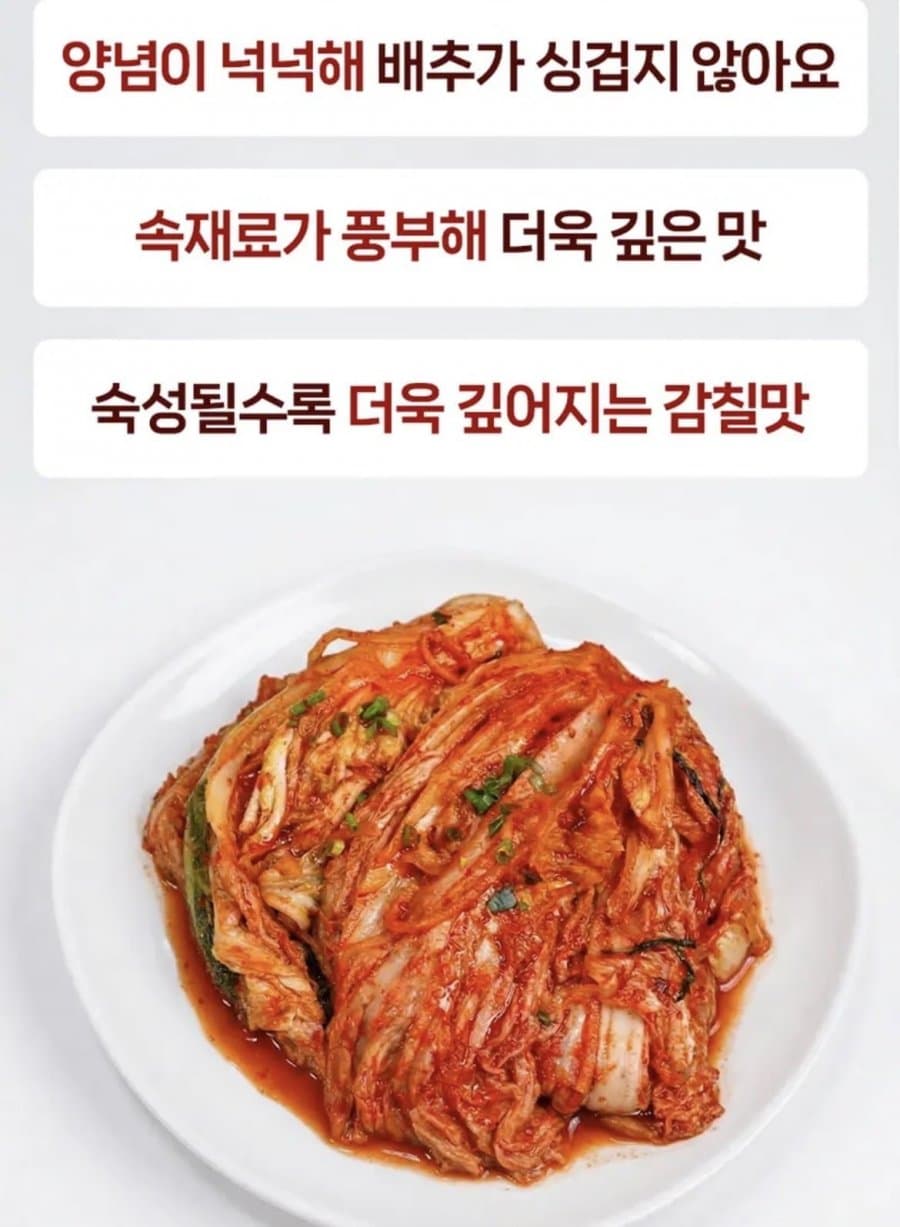 전라도식 배추김치 10kg